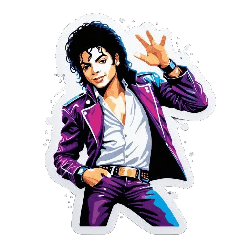 Michael Jackson sticker