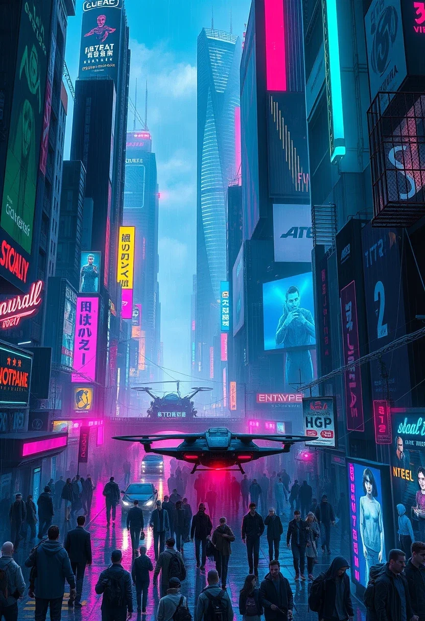 Cyberpunk style image made by Flux model