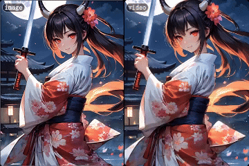 transform AI anime art into animated images