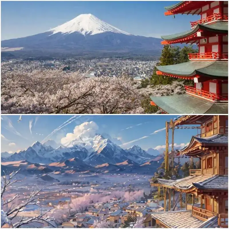実際の風景をアニメ風景に変換