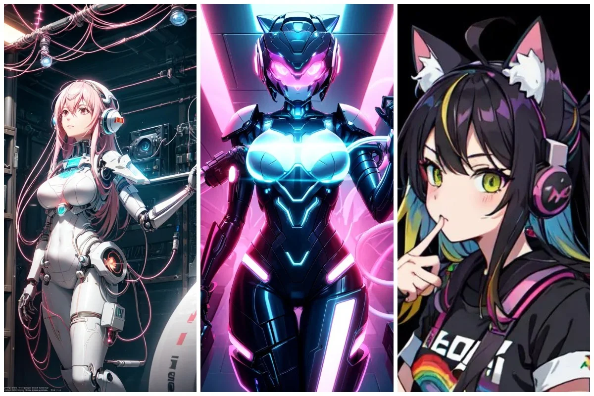 AI Cyberpunk Characters