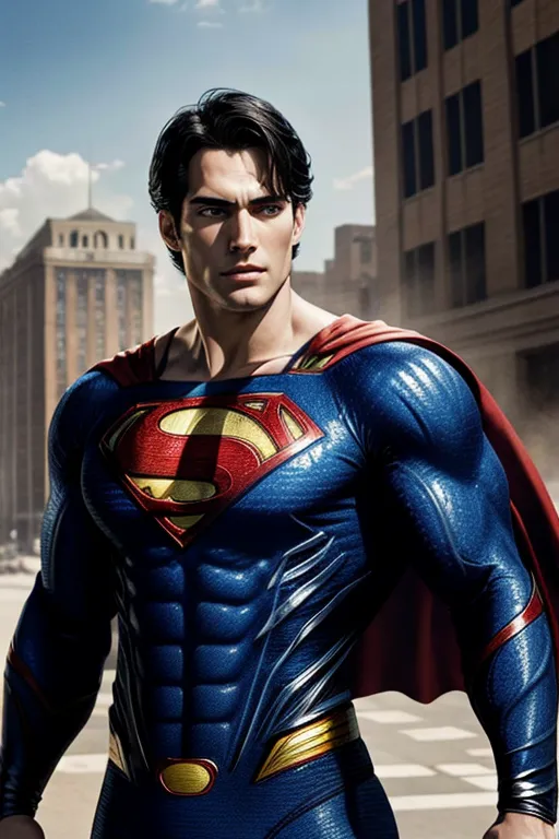 Superman at the Empire State Building