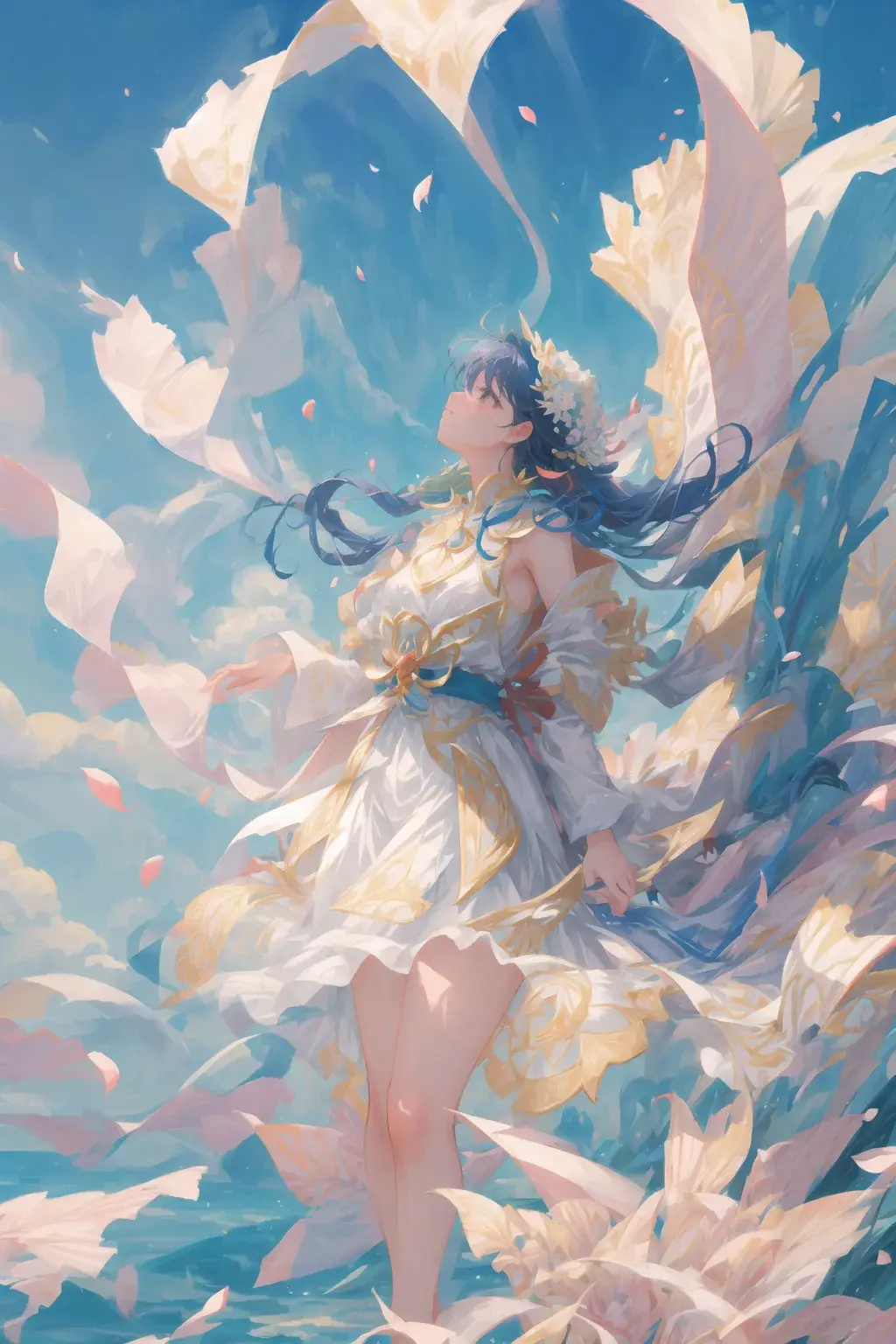 AI-generated watercolor art