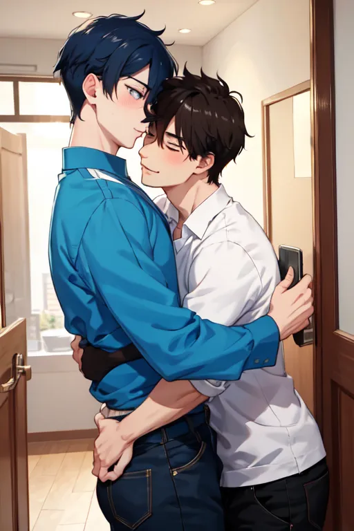 Yaoi hentai: two gay boys' love