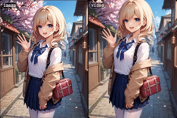 transform AI anime art into animated images