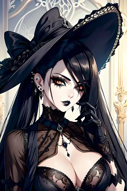 Goth style AI Art