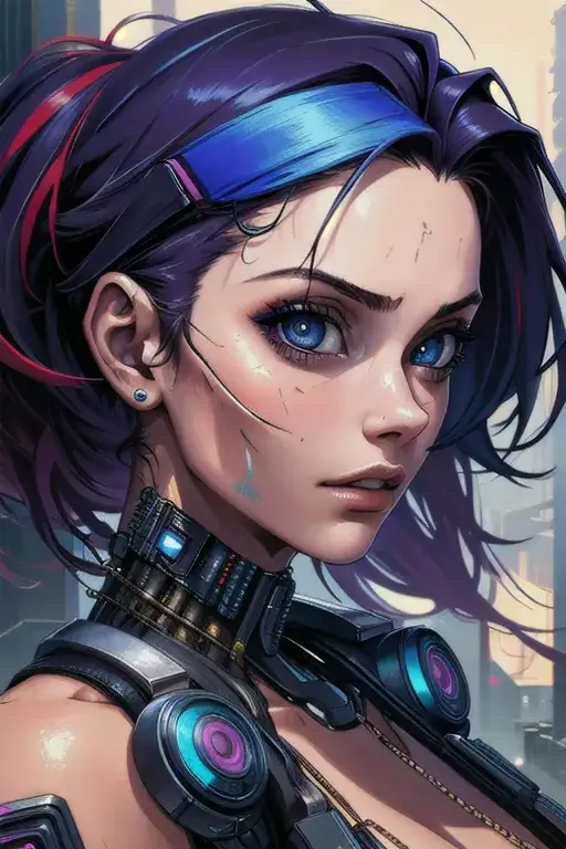 AI generated American comic art