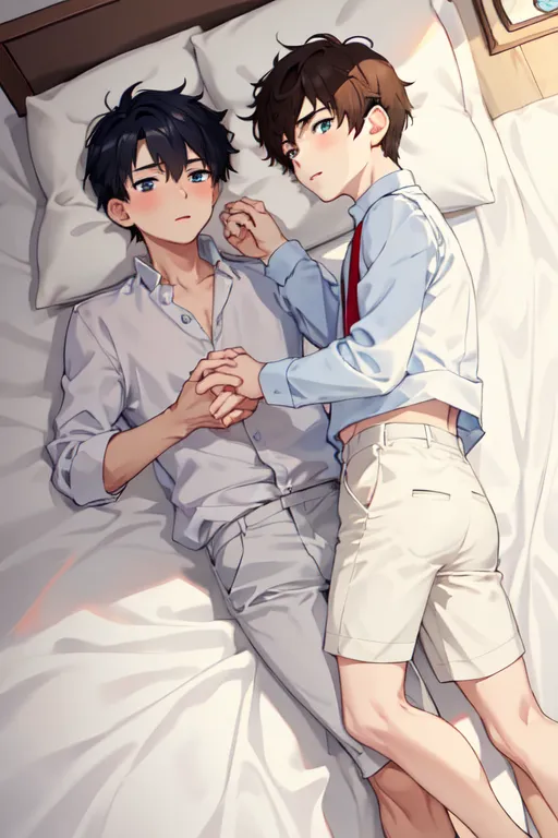 AI-made yaoi artwork