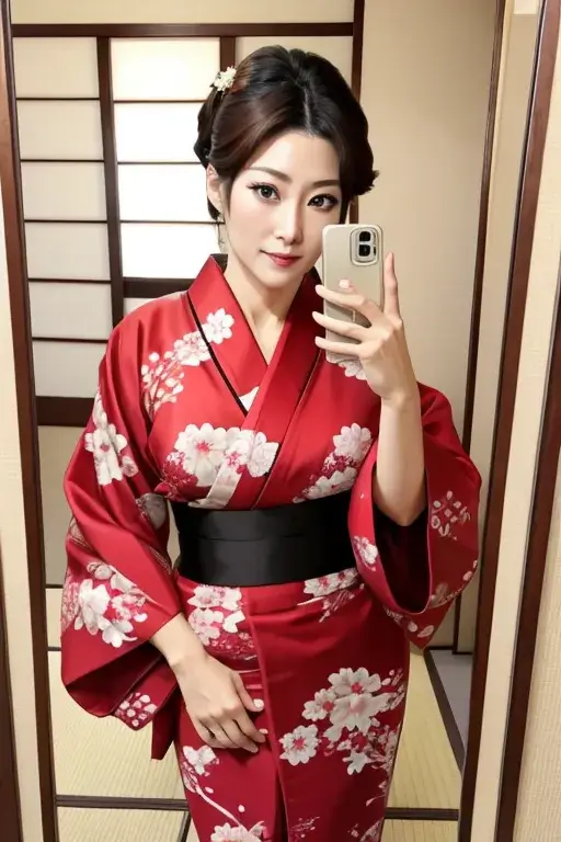 Japanese kimono style