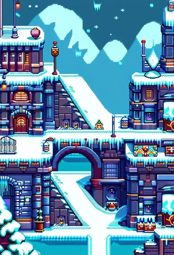 pixel art created with stable diffusion 3.5