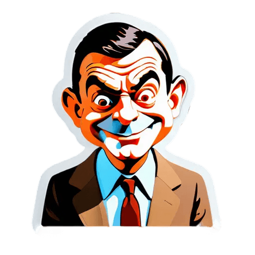 Mr.bean sticker