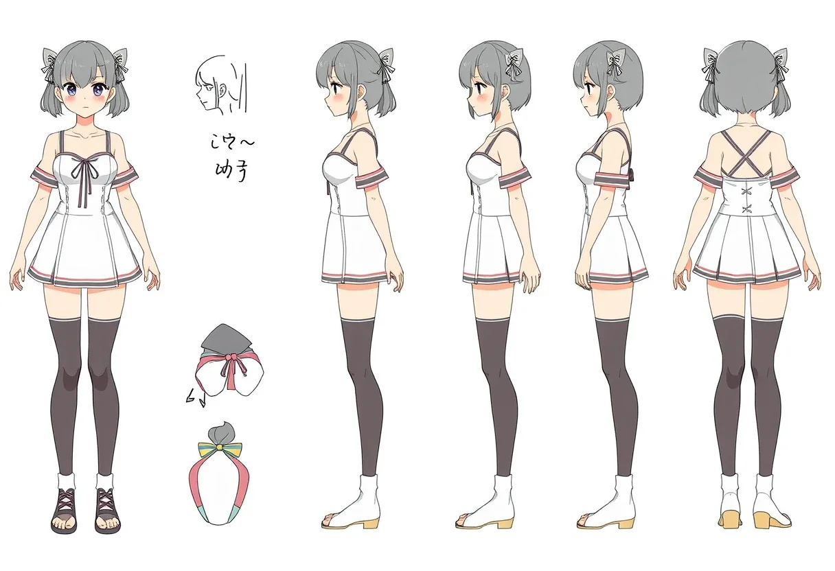 Model sheet made by Flux model