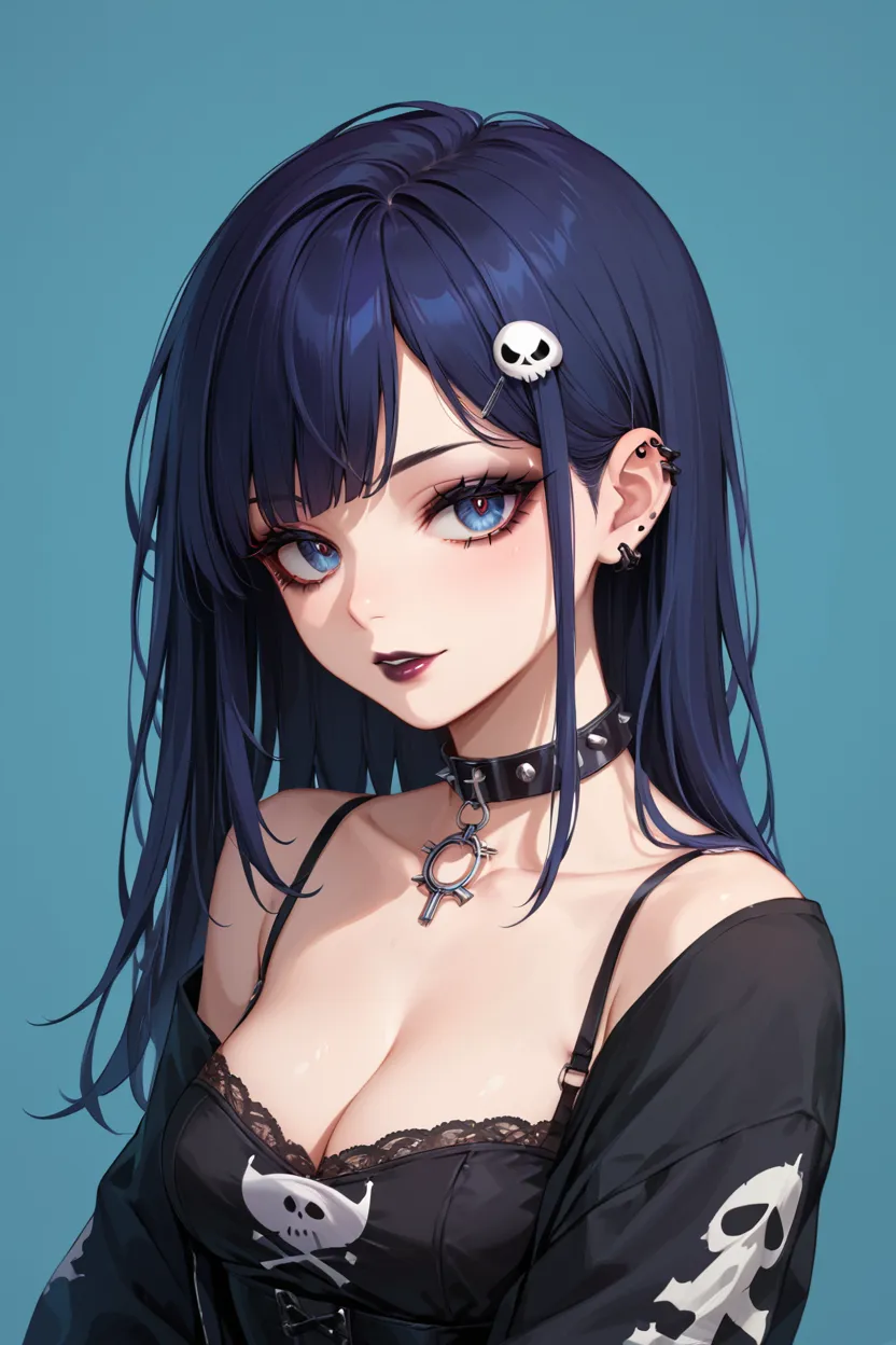AI Goth Anime Girl