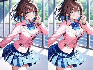 Sailor Suit girl is twerking