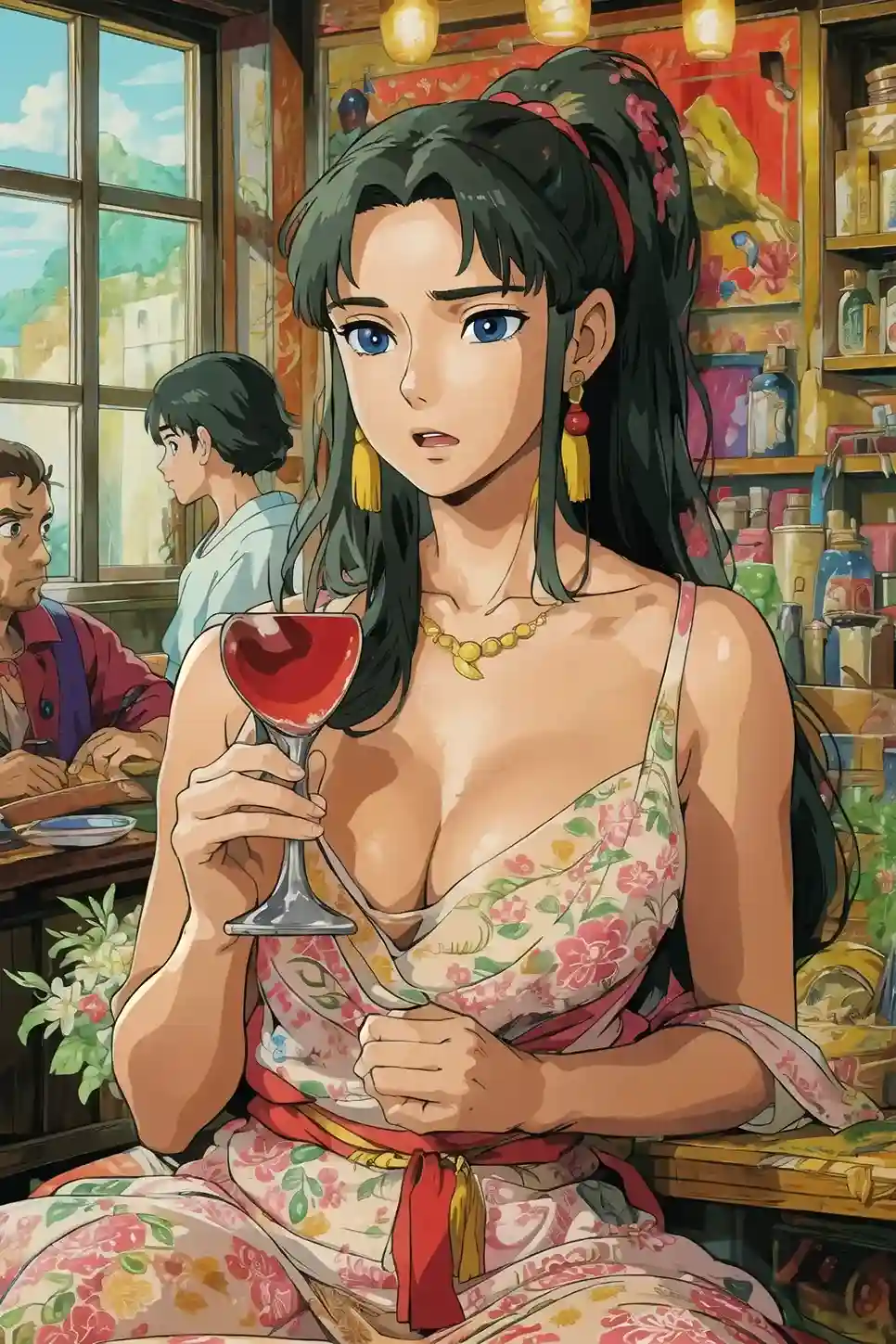 Turn realistic image to Ghibli style