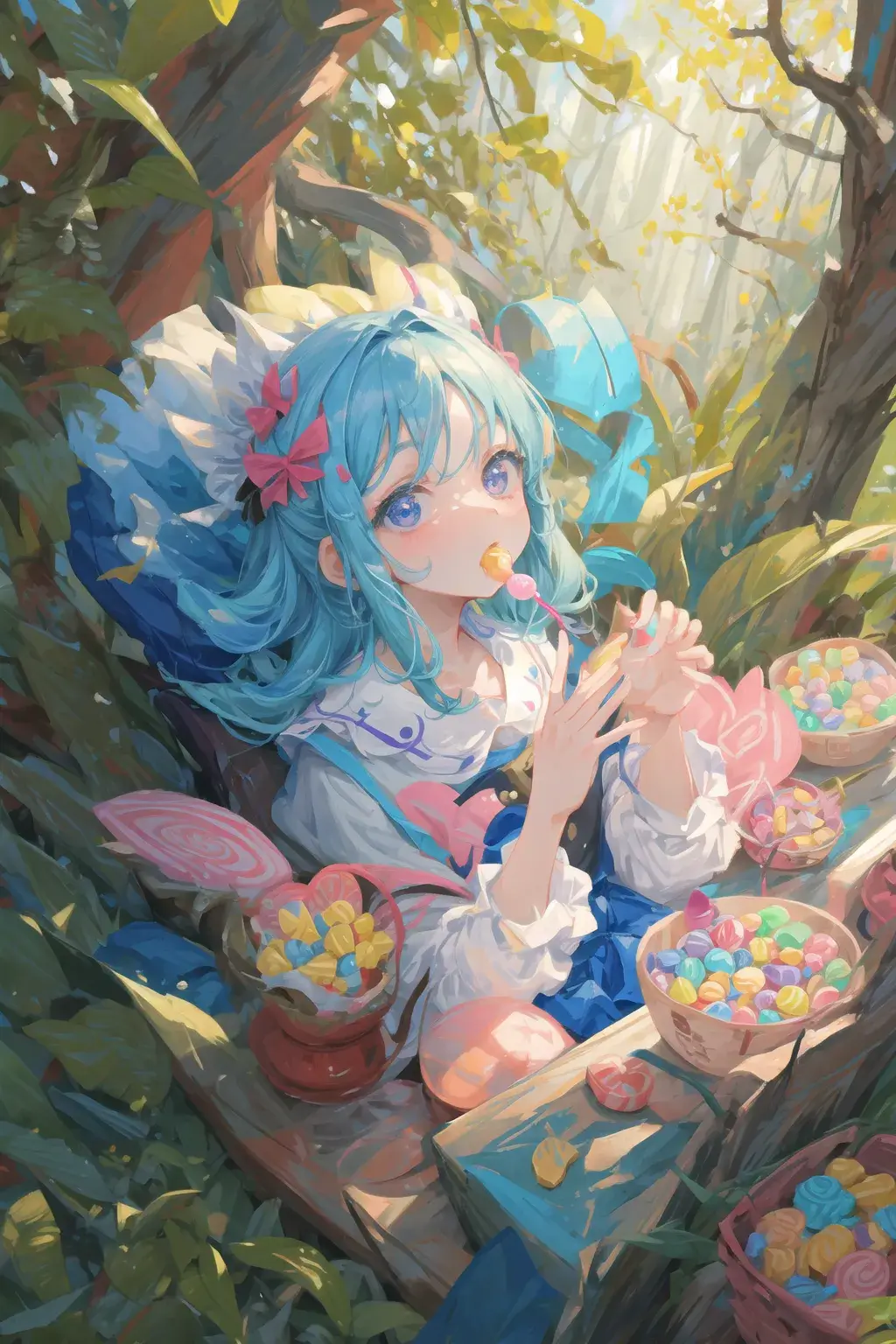 AI watercolor art
