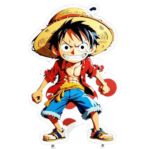 Luffy sticker