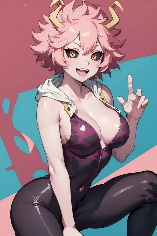 Mina Ashido made by My Hero Academia OC Maker