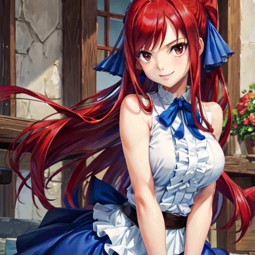 main characters in Fairy Tail: Erza Scarlet