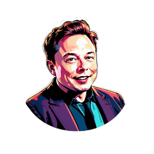 Elon Musk sticker