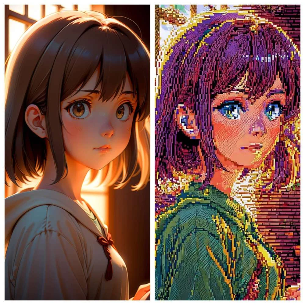 AI画像をピクセルアートスタイルに変換する