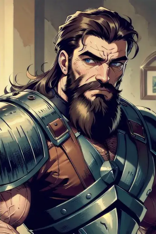 AI generated comic character art