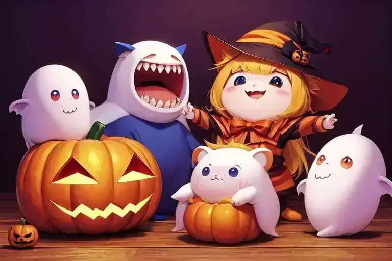 Funny halloween photo