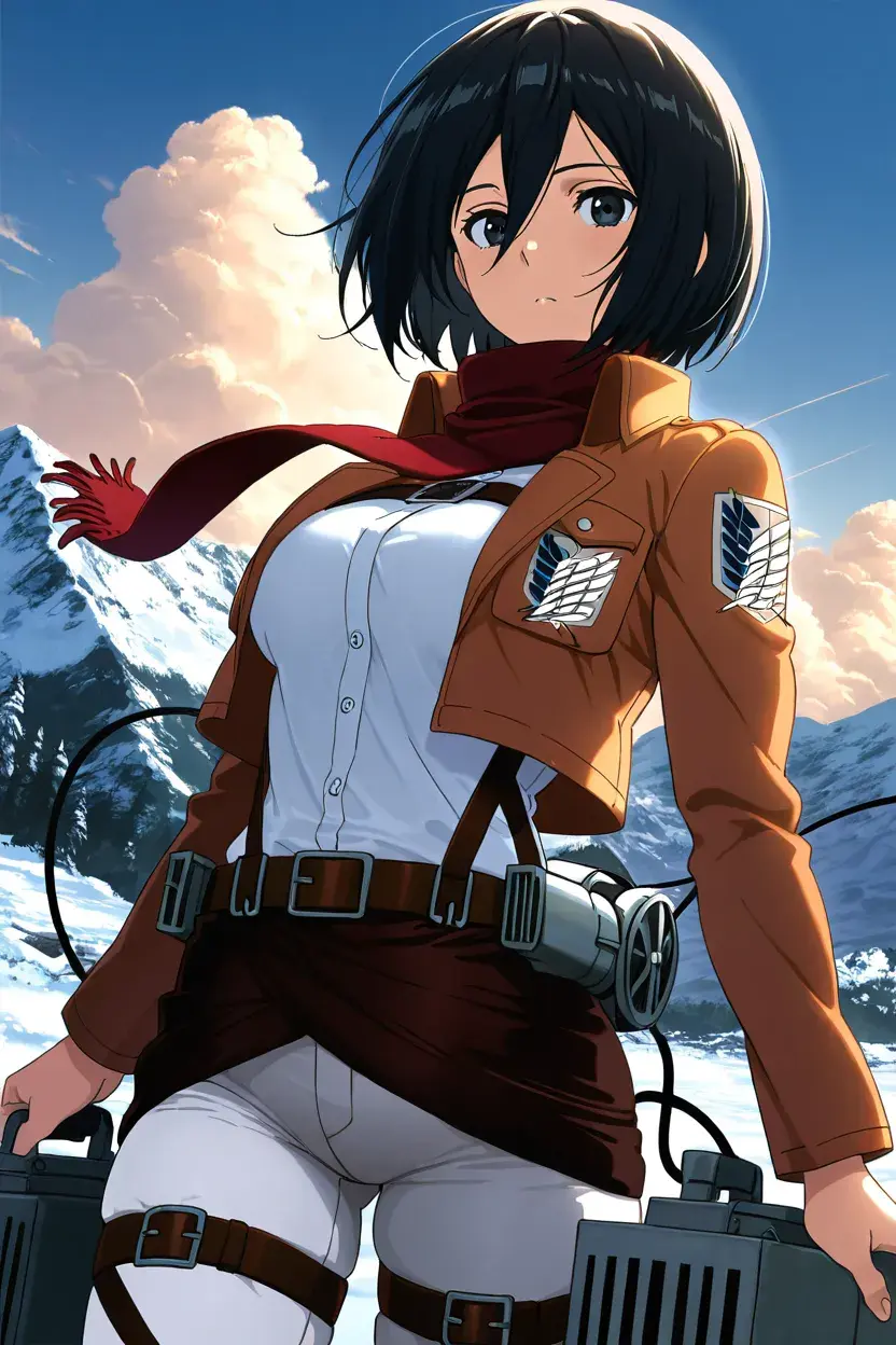 Mikasa Ackerman AI Art