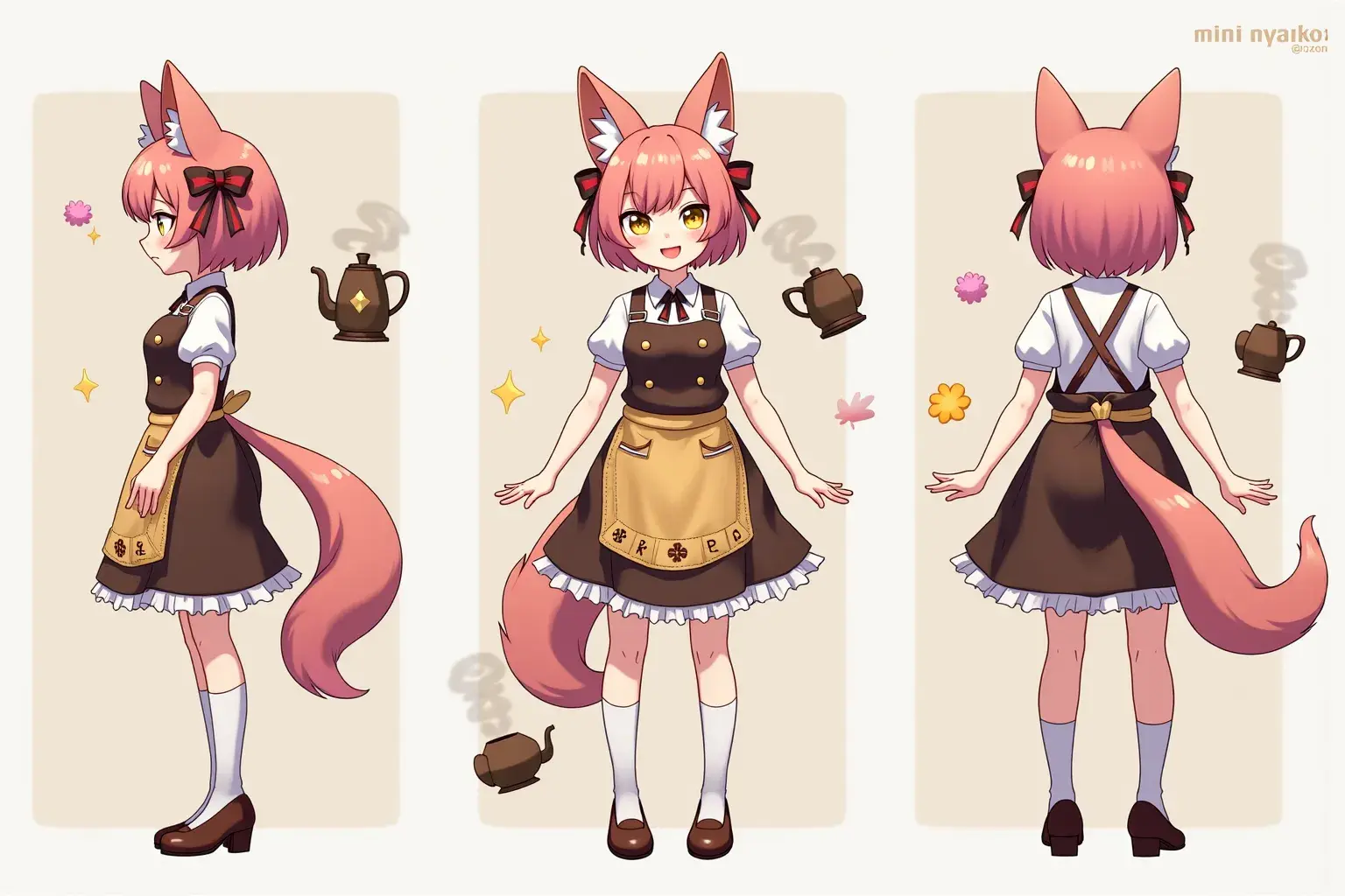 catgirl 3 view sheet