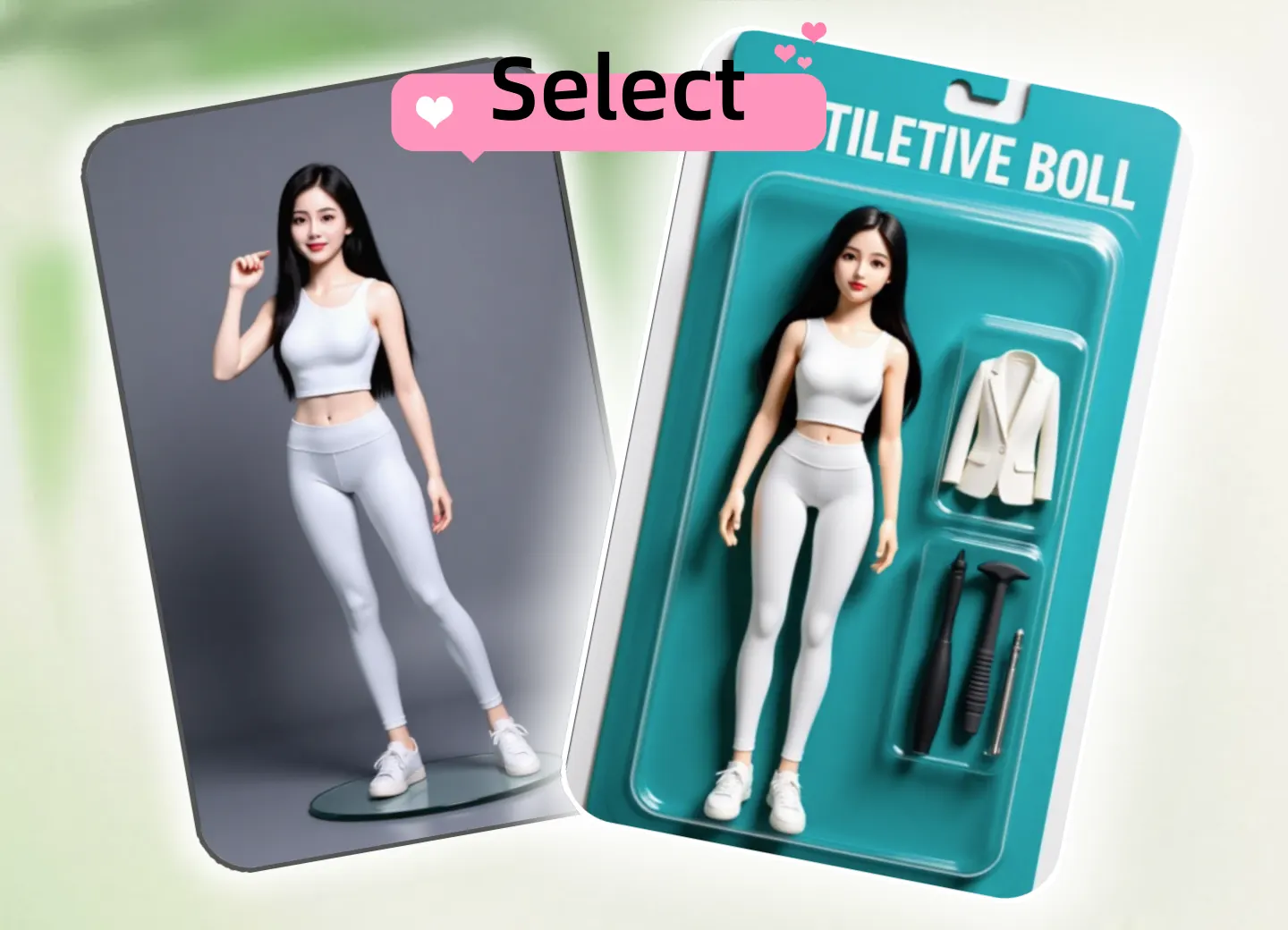 select your action figure style