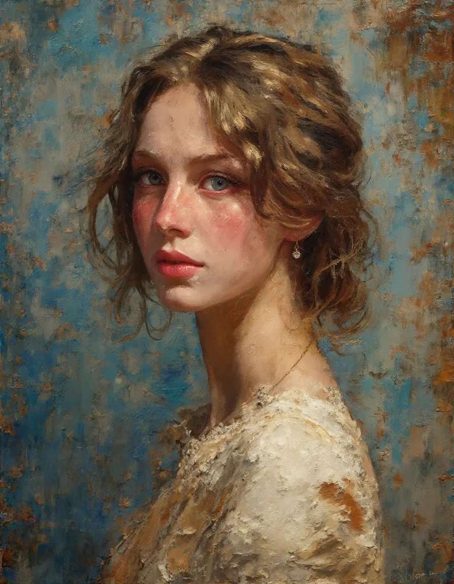 Oil painting made by SD model