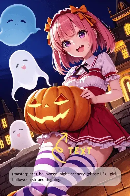 Halloween Art from Text Prompt Using AI