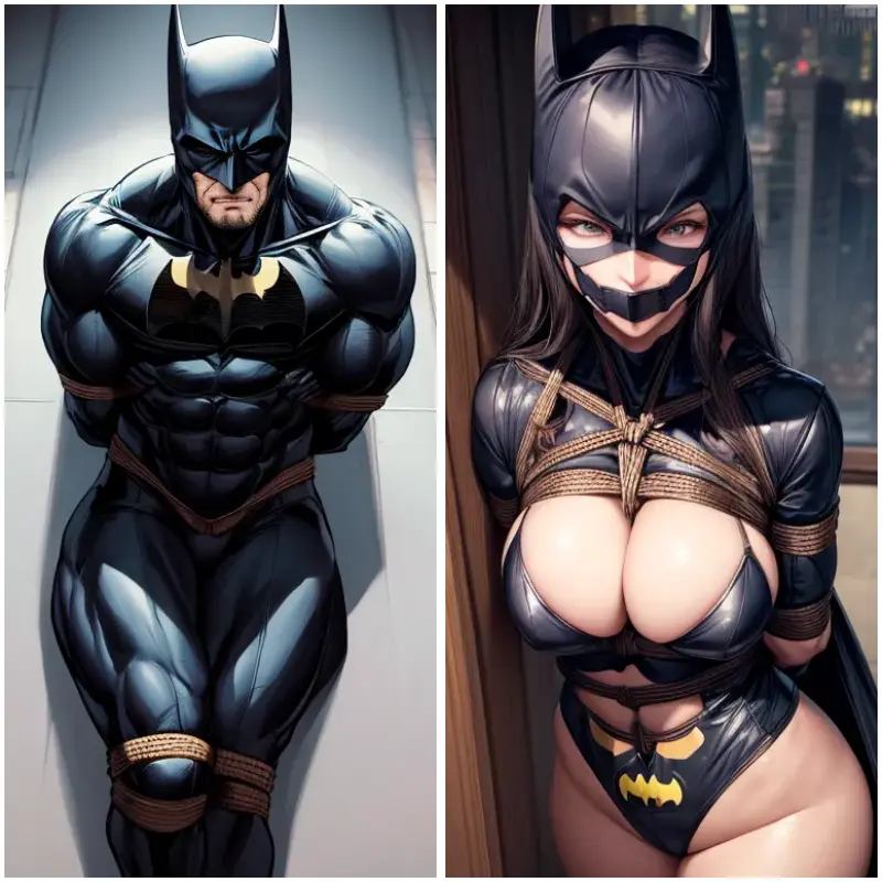 AI Art: Batman and Batwoman are kidnapped