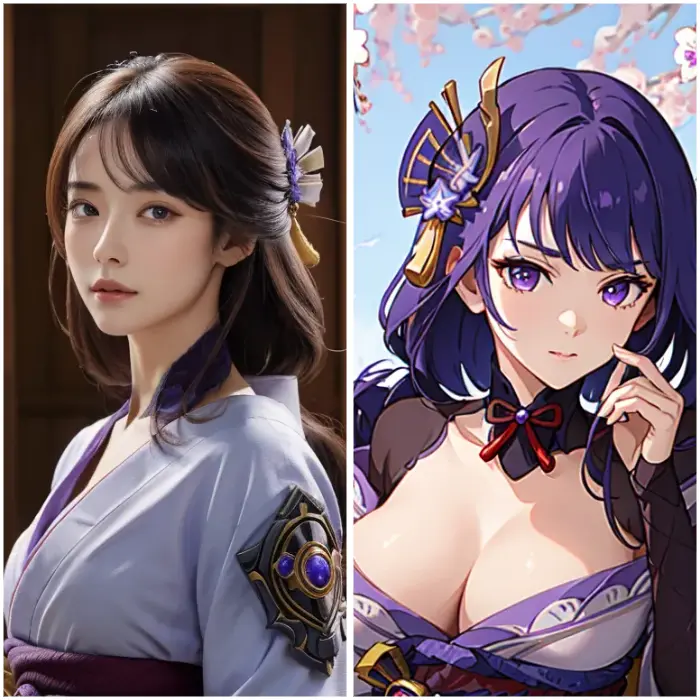 AI-generated cosplay art