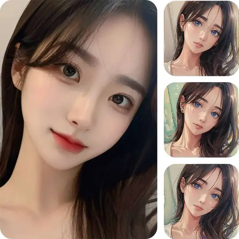 写真をアニメ風イラストに変換