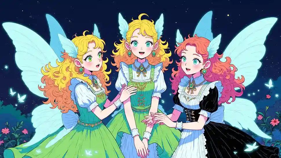 Anime girl background