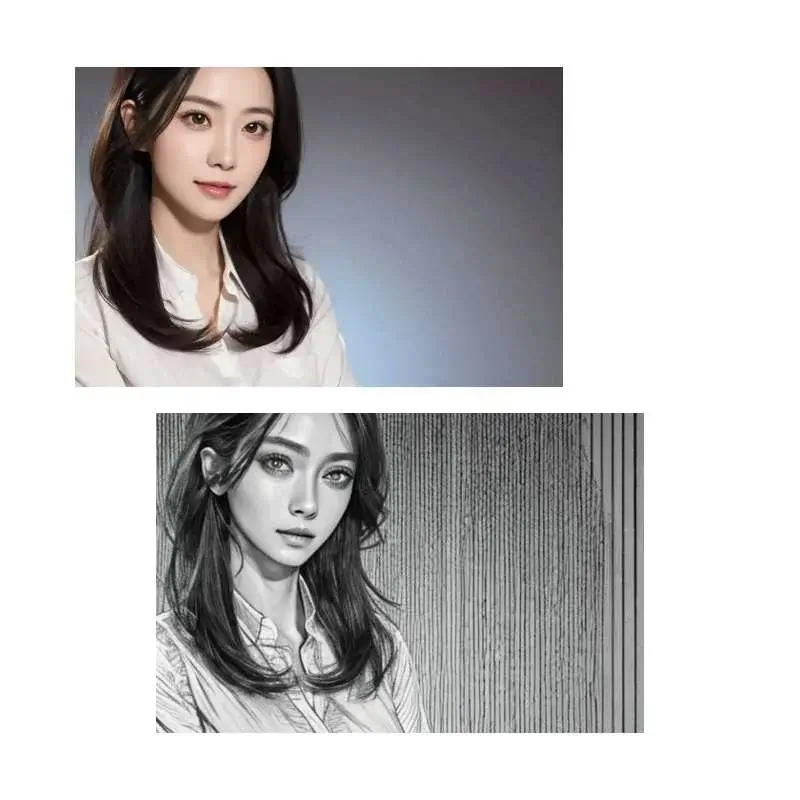 写真を線画風に変換