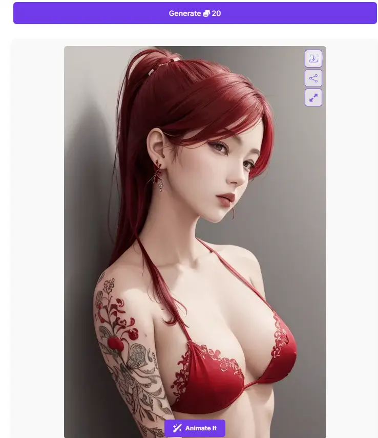 example of AI tattoo on the body