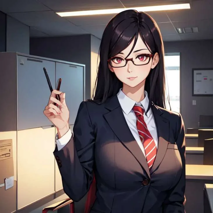 Anime female headshot huny