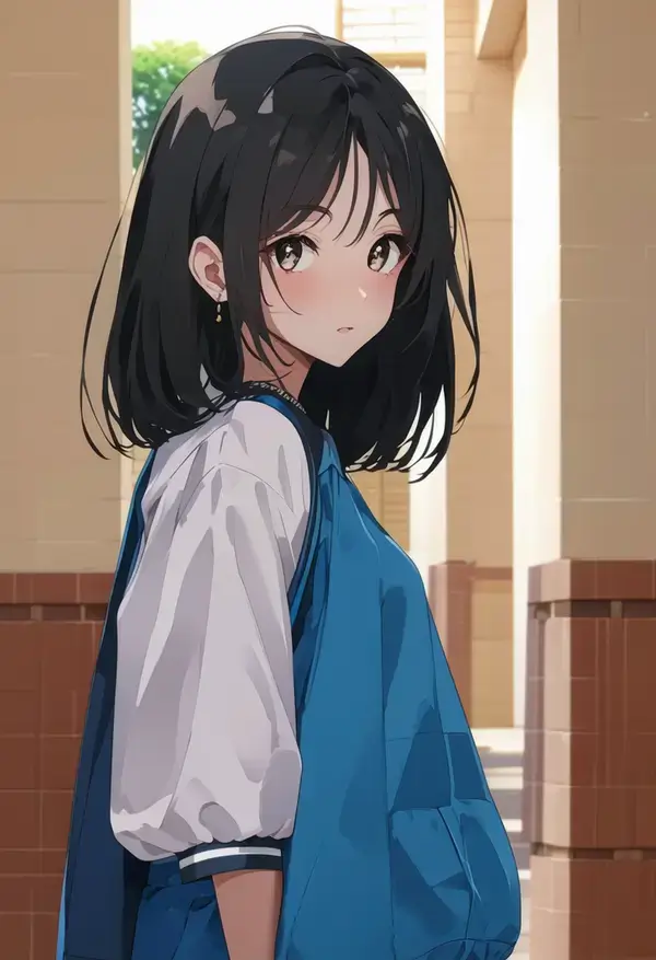 Anime art created with stable diffusion 3.5