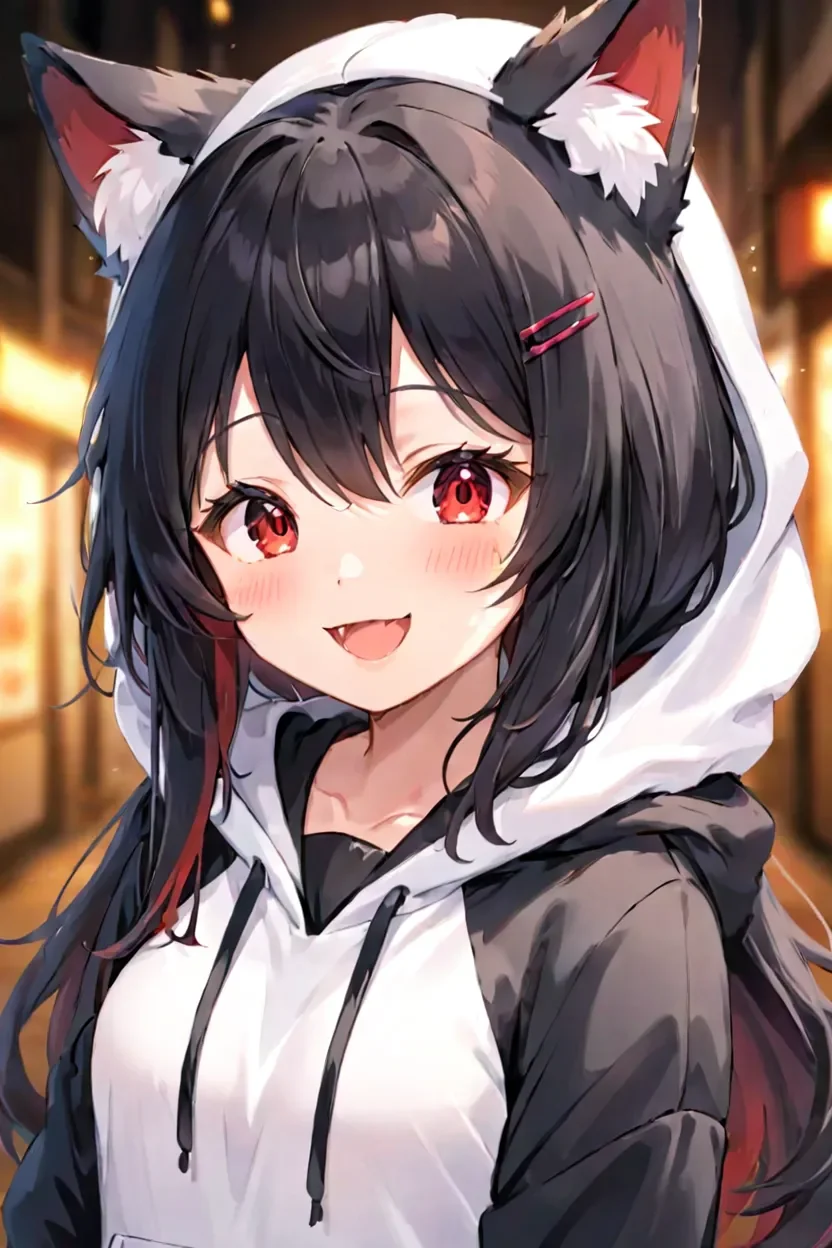 cute wolf girl