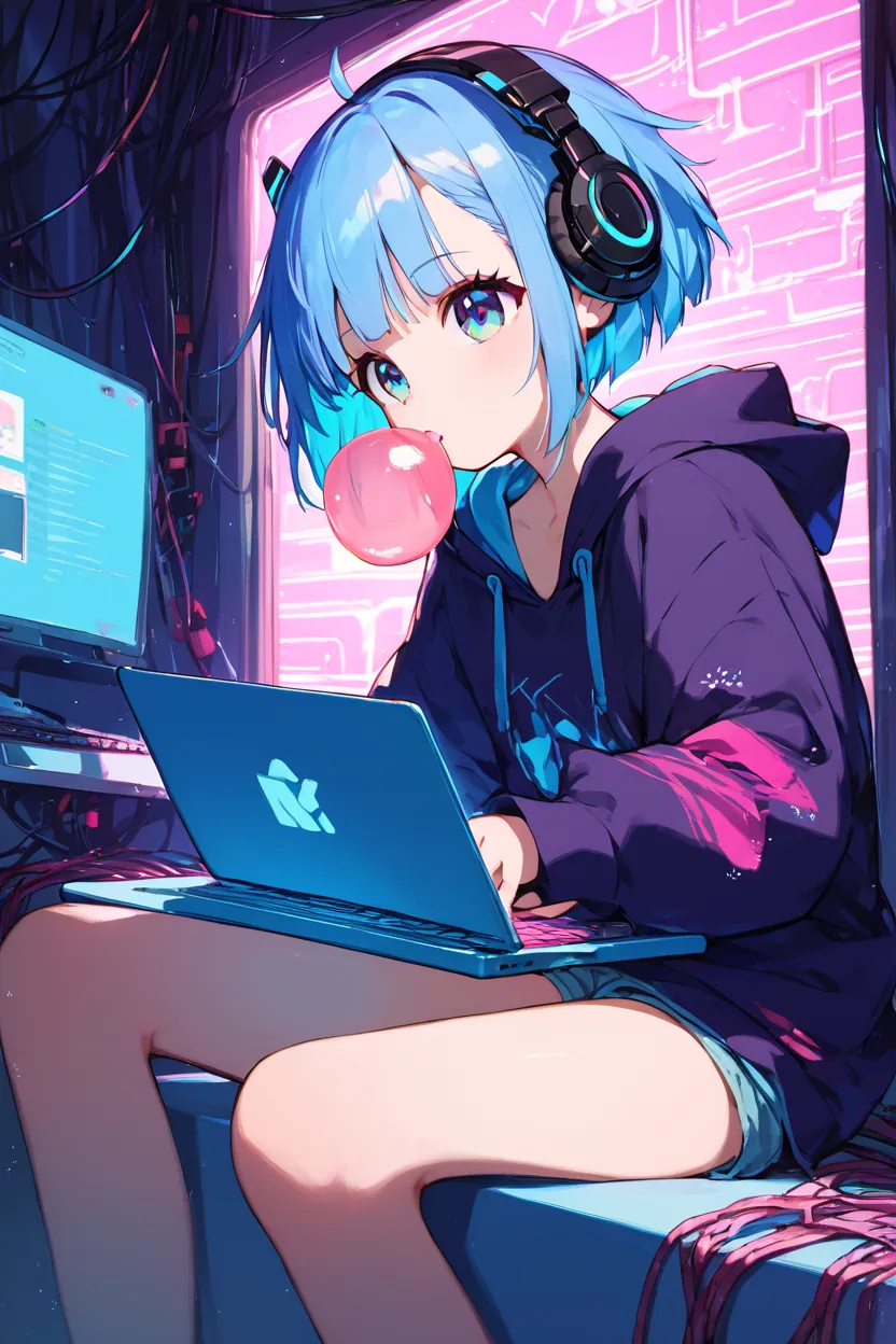 Cyberpunk Anime Girl