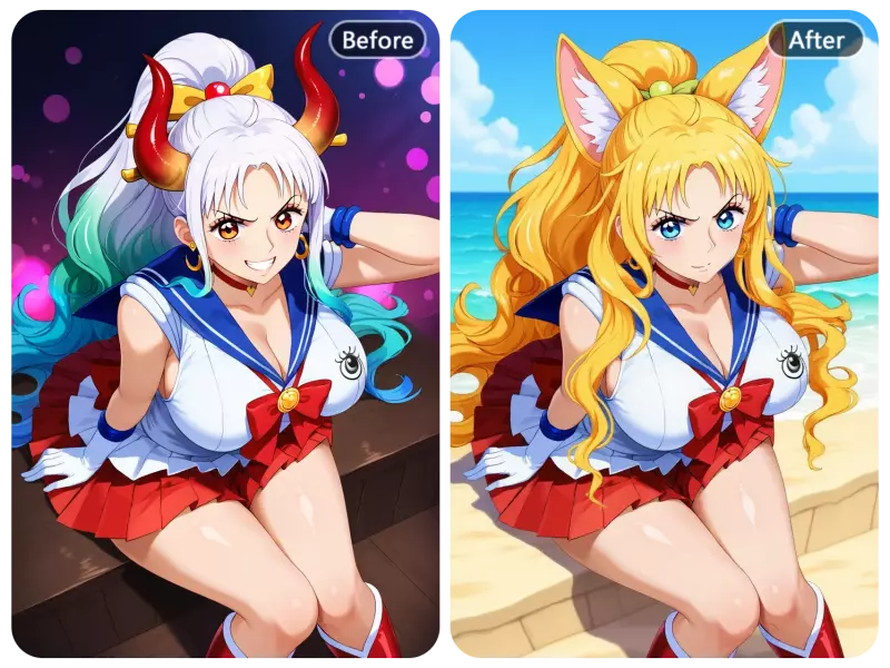 Modify character appearance