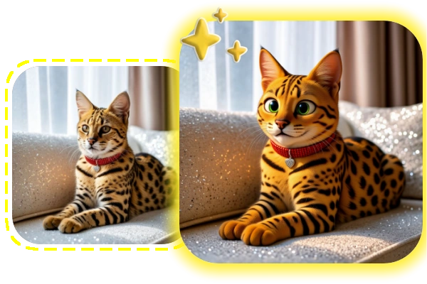 turn any picture to 3d looking