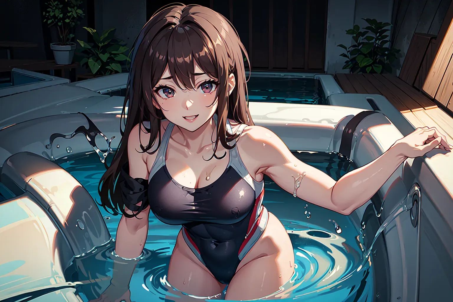 Swimmer Resting Action Prompt