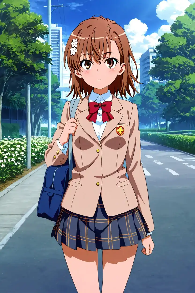 Misaka Mikoto AI Art