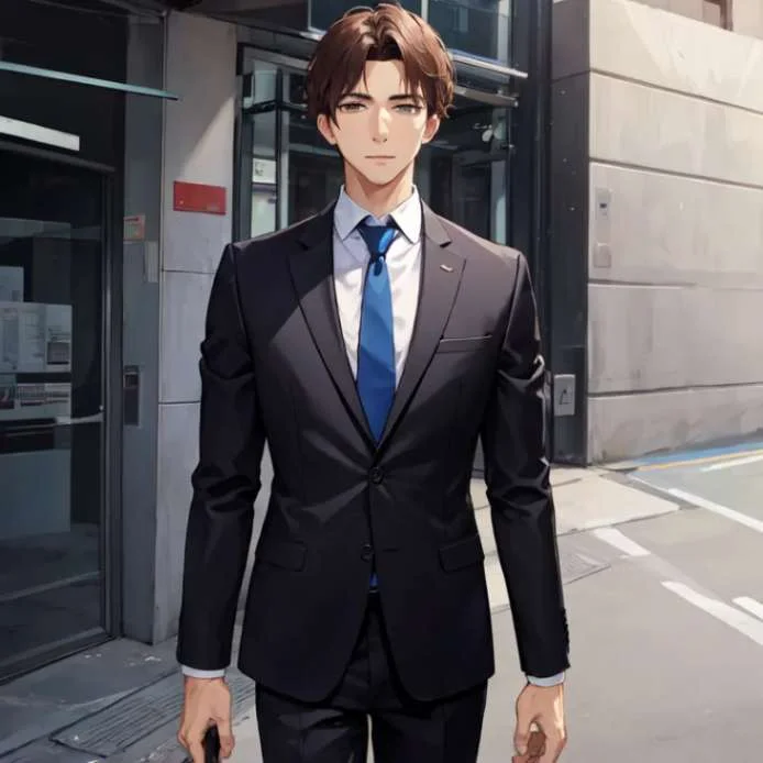 Anime male headshot peter