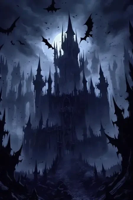 dark fantasy castle