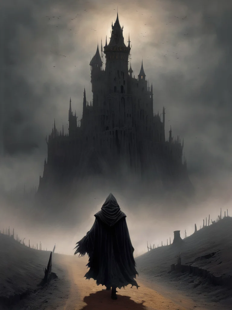 Dark Fantasy Castle Art