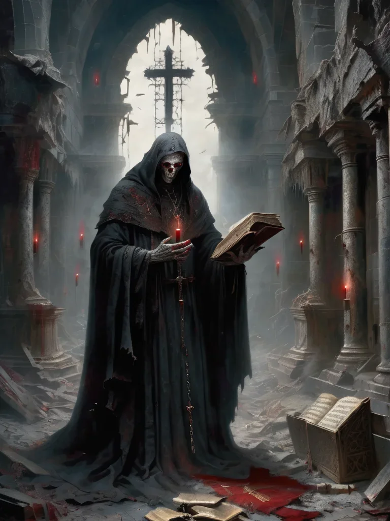 Dark Fantasy Cross Art